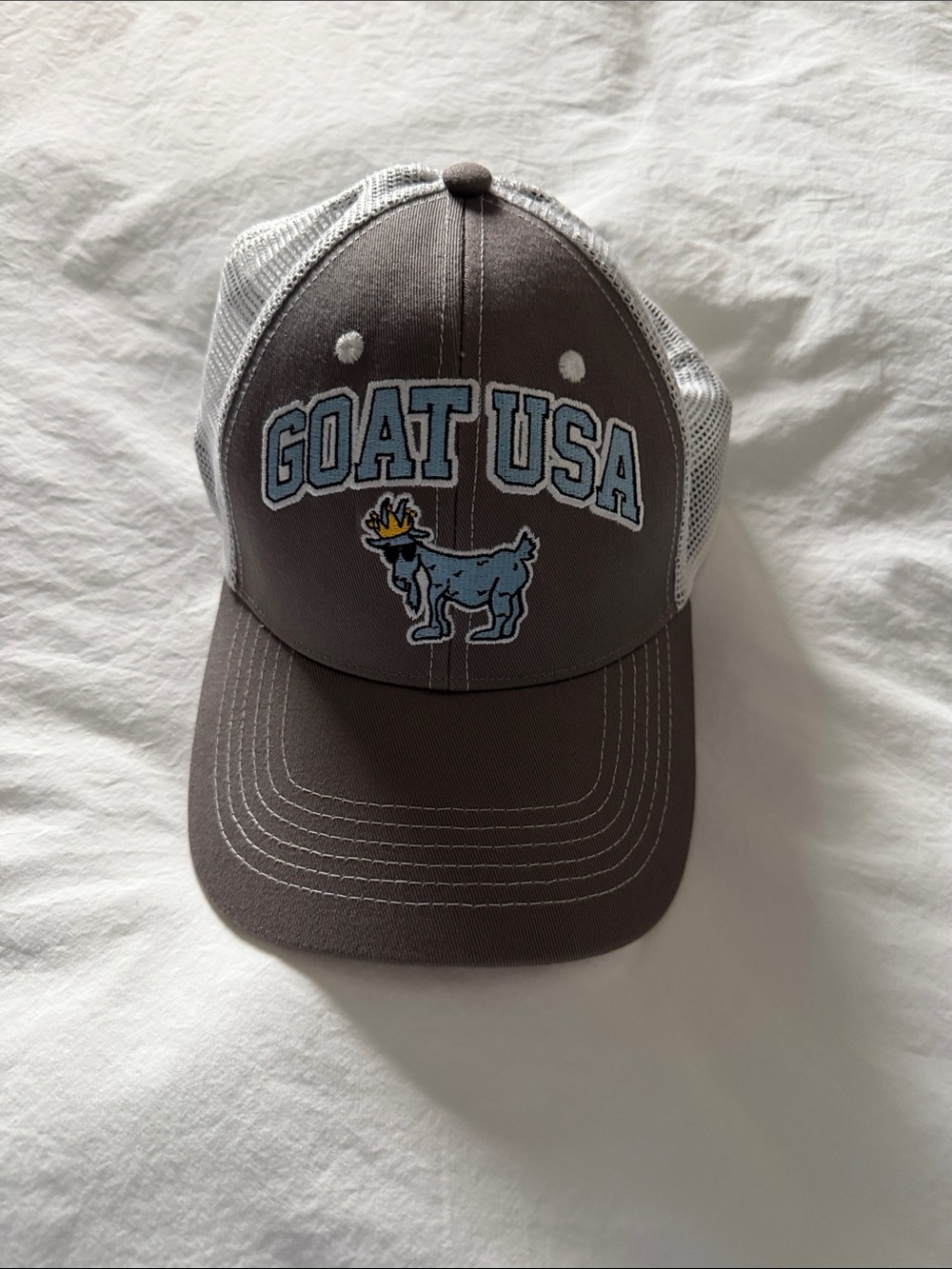 GOAT USA Trucker Hat with Mesh Back